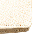 White Louis Vuitton Damier Azur French Purse Wallet