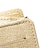 White Louis Vuitton Damier Azur French Purse Wallet