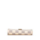 White Louis Vuitton Damier Azur French Purse Wallet