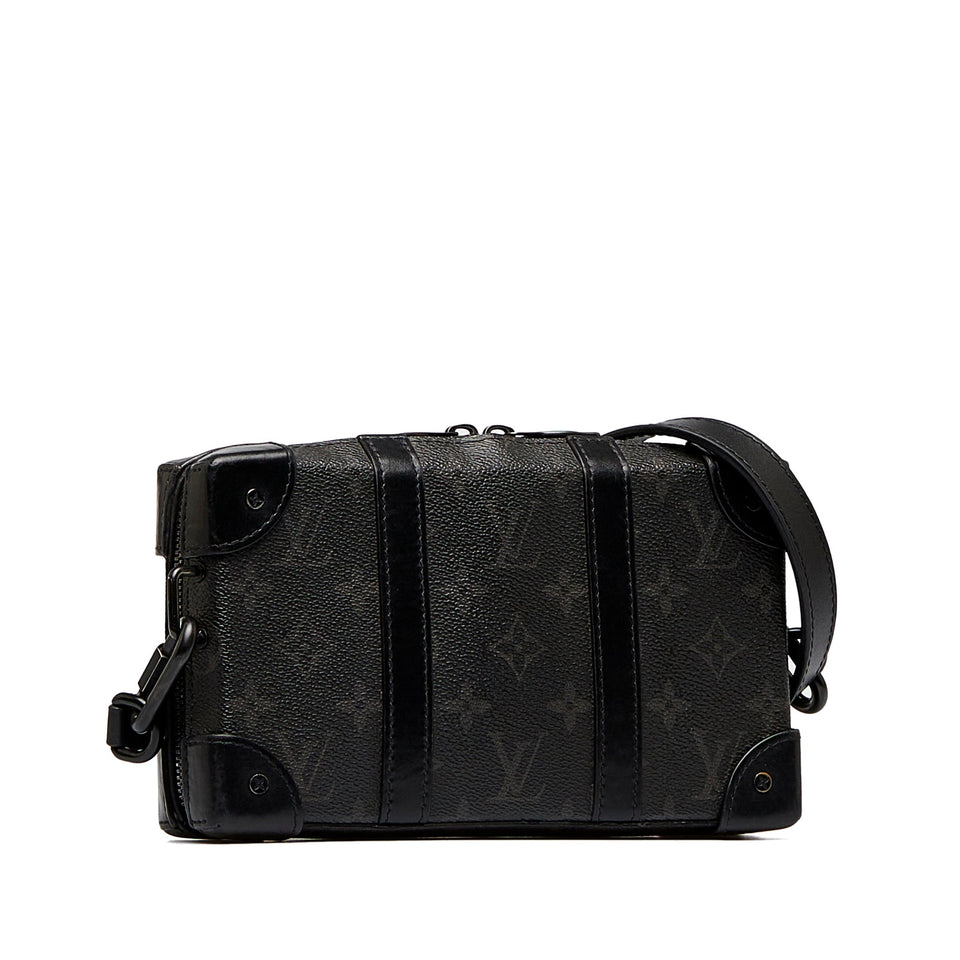 Black Louis Vuitton Monogram Eclipse Soft Trunk Wallet Crossbody