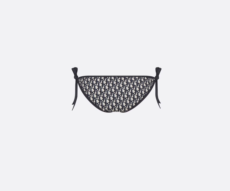 CHRISTIAN DIOR OBLIQUE TWO PIECE BIKINI SWIMSUIT