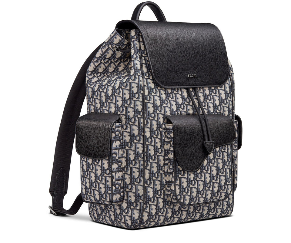 DIOR OBLIQUE LARGE SADDLE BACKPACK