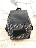 DIOR OBLIQUE LARGE SADDLE BACKPACK