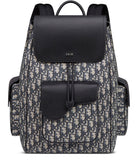 DIOR OBLIQUE LARGE SADDLE BACKPACK