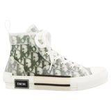 DIOR MEN'S B23 OBLIQUE CANVAS HIGH TOP SNEAKERS