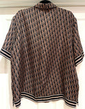 DIOR MEN'S OBLIQUE SHORT SLEEVE SHIRT