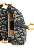 DIOR OBLIQUE JACQUARD MINI SADDLE BAG