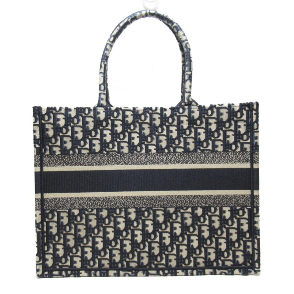 DIOR SMALL BOOK TOTE OBLIQUE EMBROIDERY