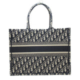 DIOR SMALL BOOK TOTE OBLIQUE EMBROIDERY