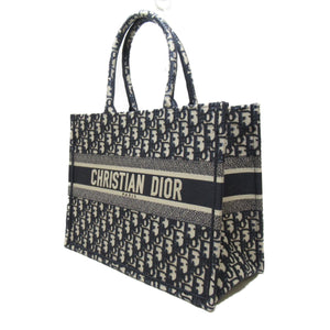 DIOR SMALL BOOK TOTE OBLIQUE EMBROIDERY