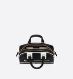 CHRISTIAN DIOR SMALL DIOR VIBE ZIP BOWLING BAG