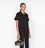 CHRISTIAN DIOR SMALL DIOR VIBE ZIP BOWLING BAG