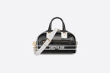 CHRISTIAN DIOR SMALL DIOR VIBE ZIP BOWLING BAG