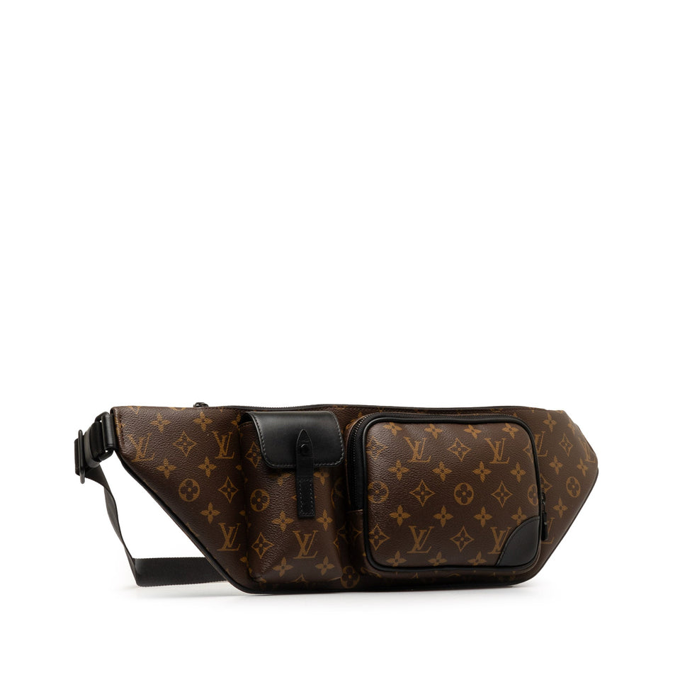 Brown Louis Vuitton Monogram Macassar Christopher Bumbag Belt Bag