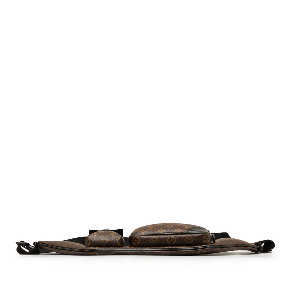 Brown Louis Vuitton Monogram Macassar Christopher Bumbag Belt Bag