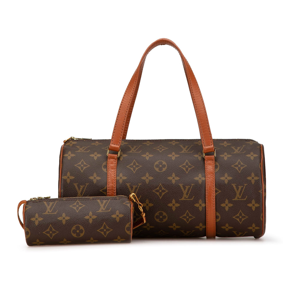 Brown Louis Vuitton Monogram Papillon 30 Handbag