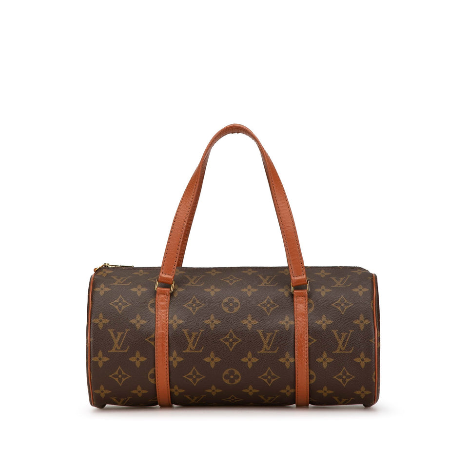 Brown Louis Vuitton Monogram Papillon 30 Handbag