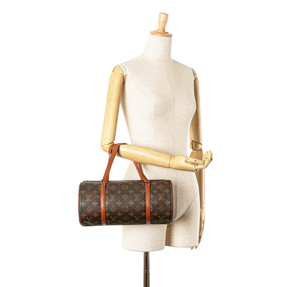 Brown Louis Vuitton Monogram Papillon 30 Handbag