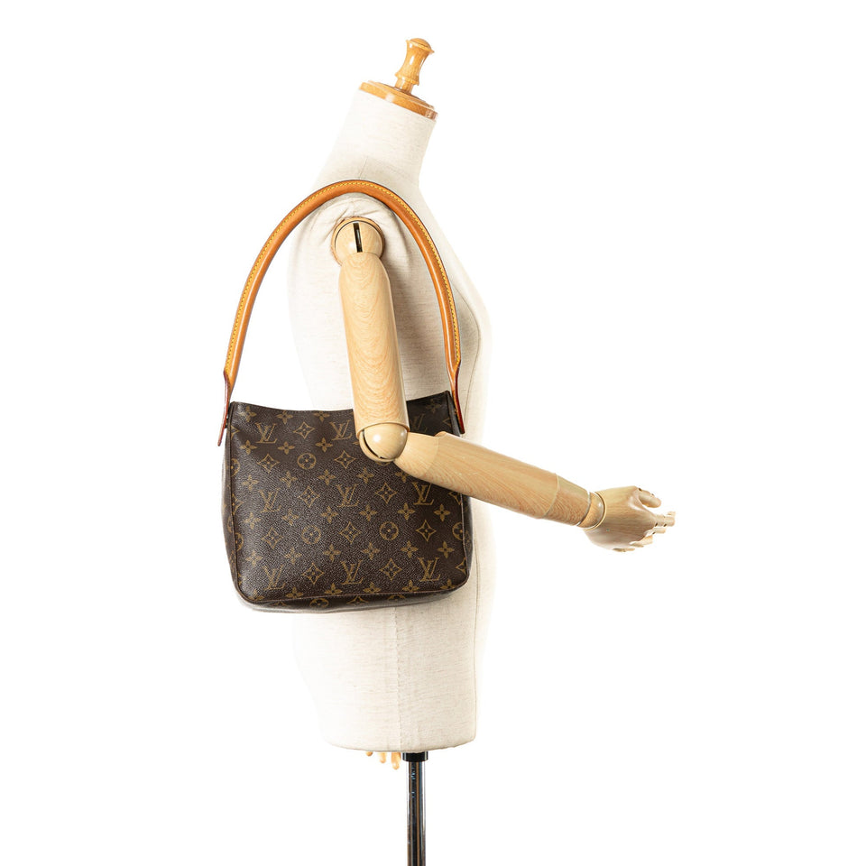 Brown Louis Vuitton Monogram Looping MM Shoulder Bag