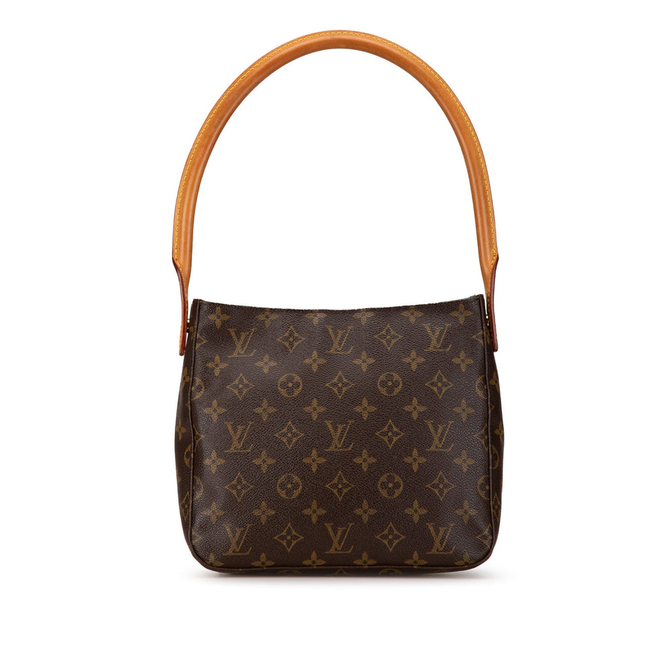 Brown Louis Vuitton Monogram Looping MM Shoulder Bag