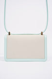 Burberry TB Crossbody Bag Cotton / Canvas White / Blue Mini