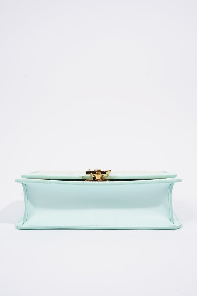 Burberry TB Crossbody Bag Cotton / Canvas White / Blue Mini