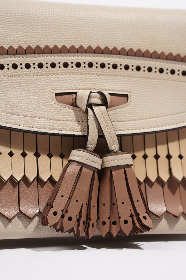 Burberry Womens Macken Crossbody Beige Small