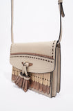 Burberry Womens Macken Crossbody Beige Small
