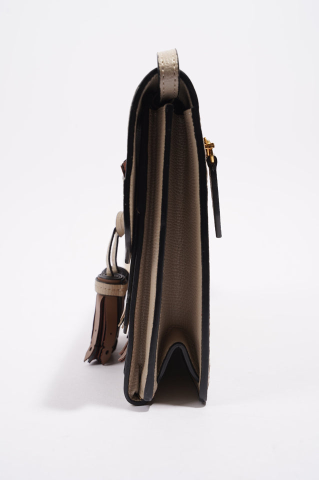 Burberry Womens Macken Crossbody Beige Small