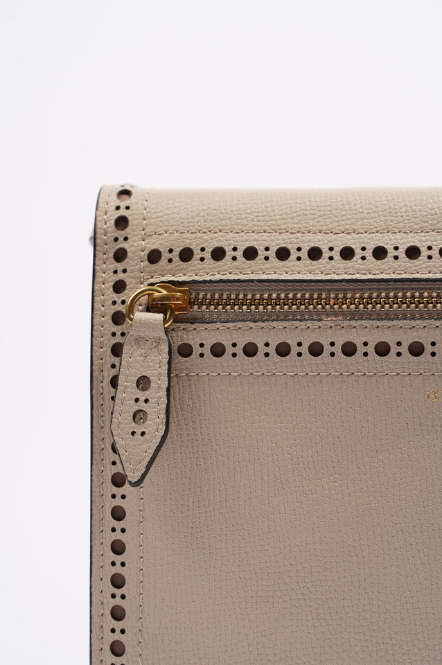 Burberry Womens Macken Crossbody Beige Small