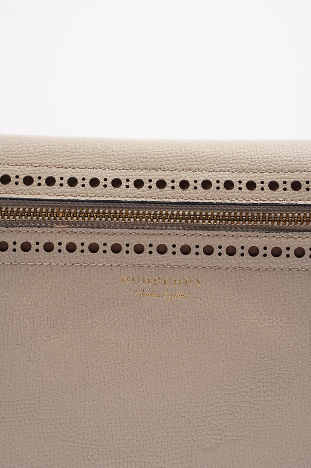 Burberry Womens Macken Crossbody Beige Small