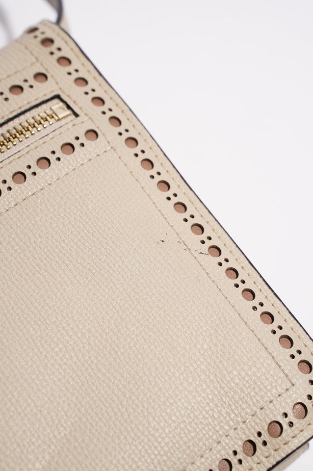 Burberry Womens Macken Crossbody Beige Small