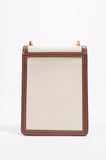 Burberry Robin Crossbody Cream / Brown Canvas / Leather