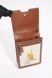 Burberry Robin Crossbody Cream / Brown Canvas / Leather