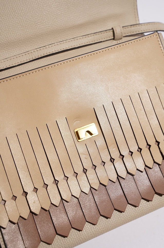 Burberry Womens Macken Crossbody Beige Small