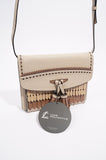 Burberry Womens Macken Crossbody Beige Small