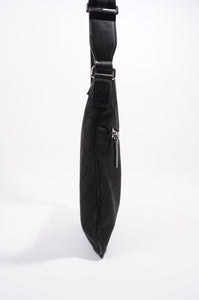 Gucci Mens GG Messenger Crossbody Black Nylon
