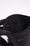 Gucci Mens GG Messenger Crossbody Black Nylon