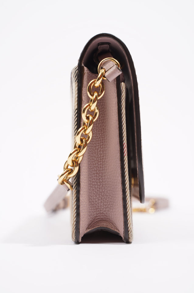 Burberry Womens Hampshire Crossbody Pink / Check