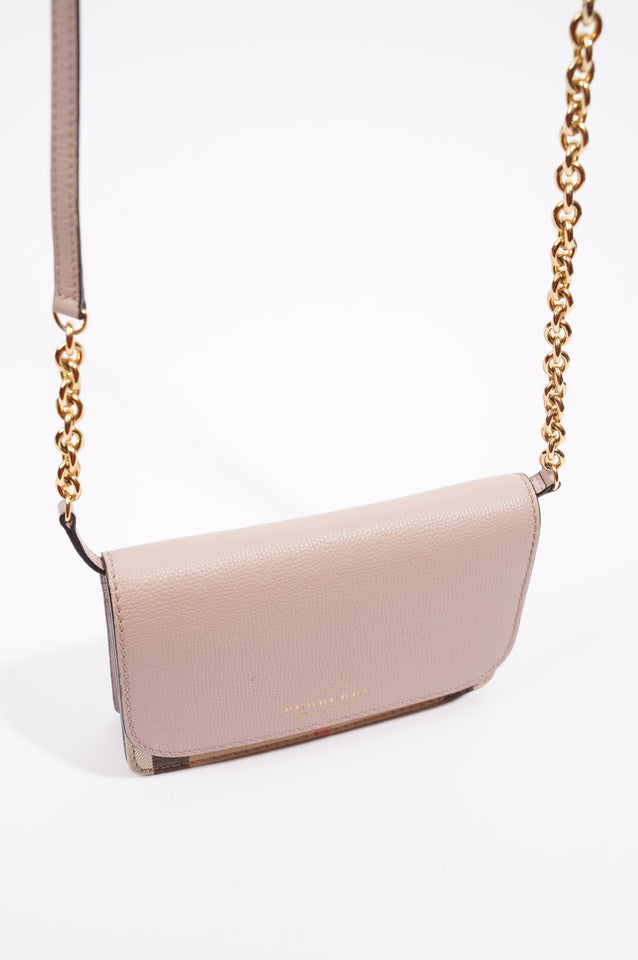 Burberry Womens Hampshire Crossbody Pink / Check