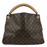 LOUIS VUITTON Artsy MM Monogram Canvas Hobo Bag Brown