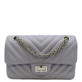 CHANEL Reissue Flap Aged Calfskin Shoulder Bag Light Purple