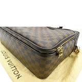LOUIS VUITTON Icare Damier Ebene Briefcase Bag Brown
