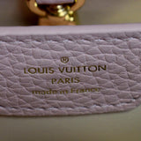 LOUIS VUITTON Capucines BB Taurillon Leather Shoulder Bag Purple