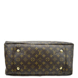 LOUIS VUITTON Artsy MM Monogram Canvas Hobo Bag Brown