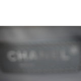 CHANEL Gradient Metallic Quilted Calfskin Leather Clutch Bag Silver