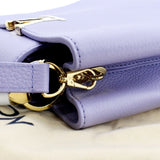 LOUIS VUITTON Capucines BB Taurillon Leather Shoulder Bag Purple