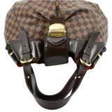 LOUIS VUITTON Sistina GM Damier Ebene Shoulder Bag Brown