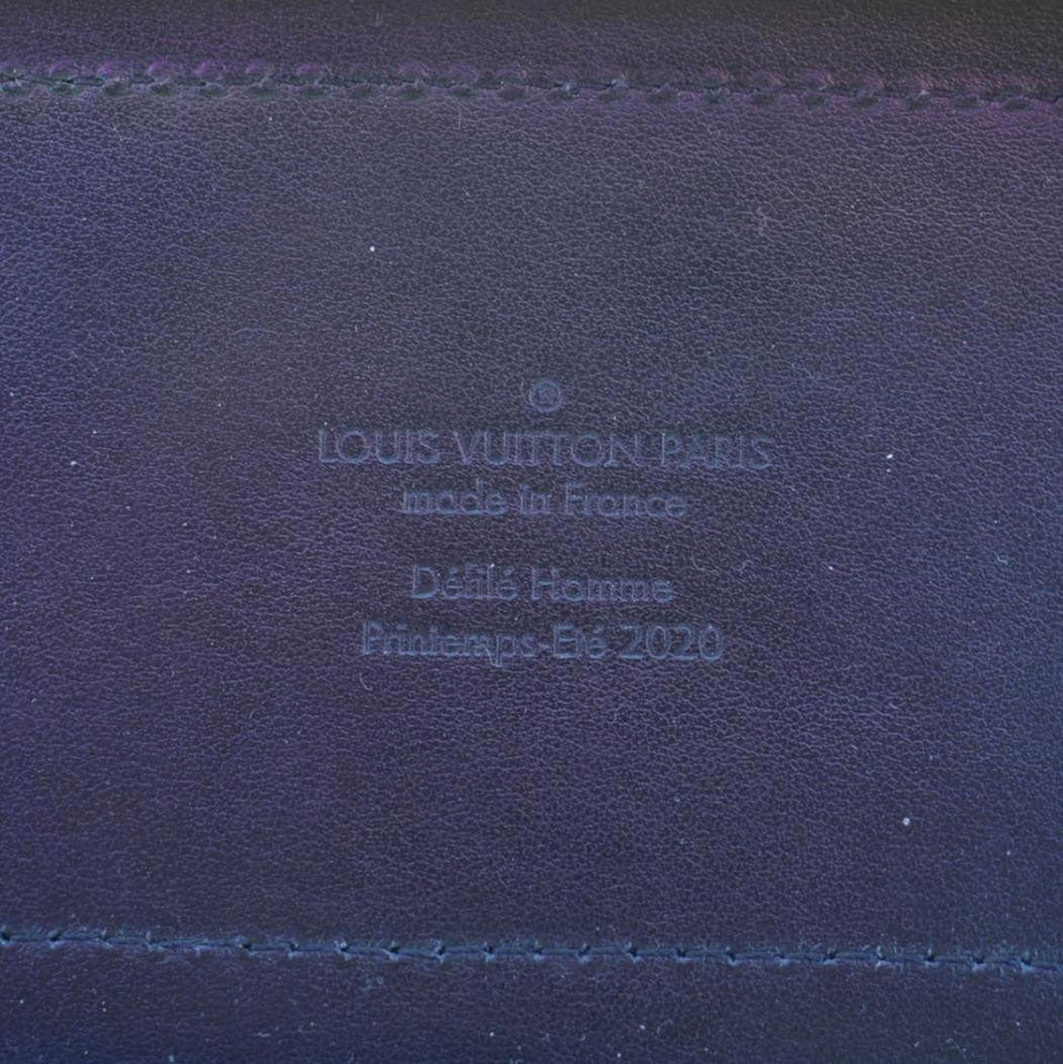 LOUIS VUITTON Soft Trunk Monogram Prism Shoulder Bag Black