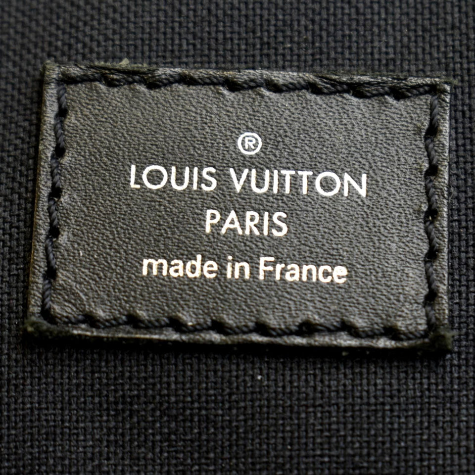 LOUIS VUITTON Christopher Monogram Macassar Canvas Backpack Bag Brown